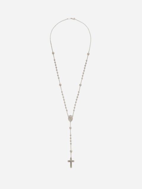 Sicily Rosary Necklace 18-carat white gold