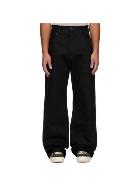 Black Concordians Strobe Double Knee Jeans