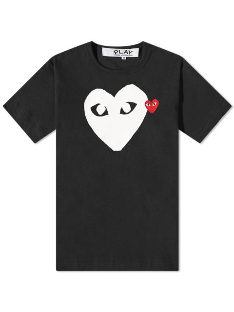 Comme des Garcons Play Double Heart Logo T-Shirt