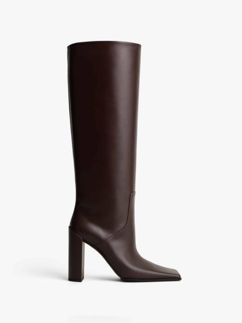 SQUARE KNEE BOOTS IN CALFSKIN