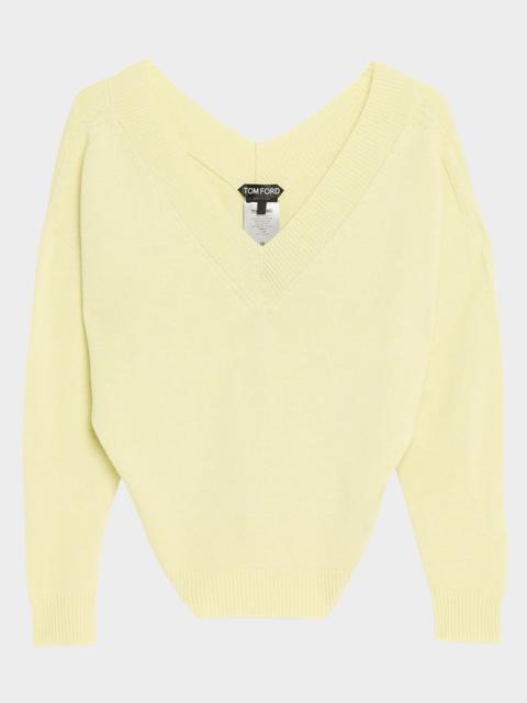 Cashmere Off-The-Shoulder Sweater