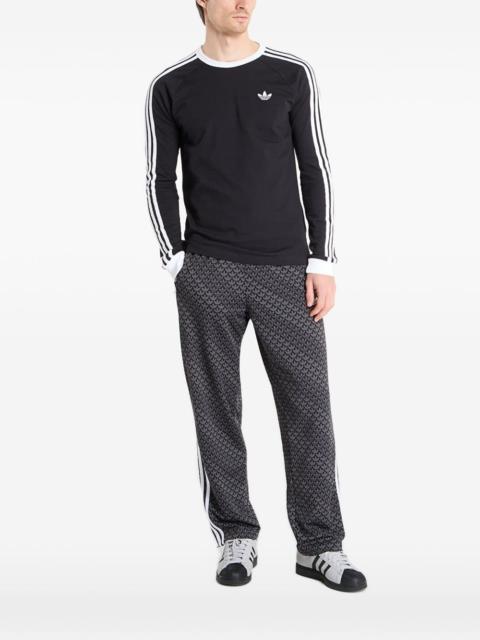 logo-embroidered long-sleeve T-shirt