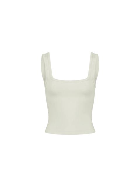 SQUARE NECK TANK RICE