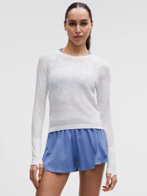 Swiftly Tech Long-Sleeve Shirt 2.0 Waist Length *Paisley