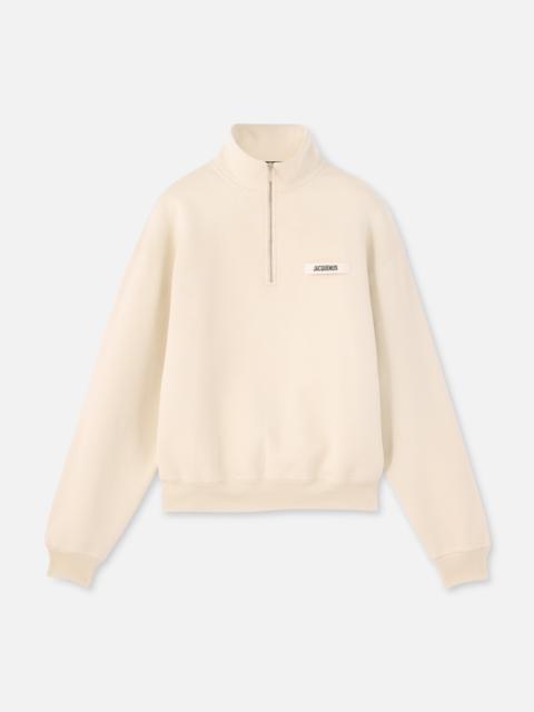 The Gros Grain zipped-rollneck sweatshirt