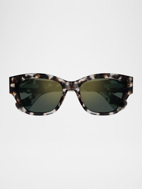 Acetate Rectangle Sunglasses