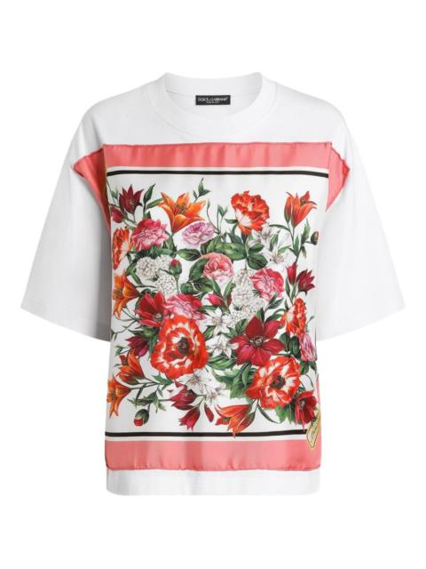 cotton-silk t-shirt