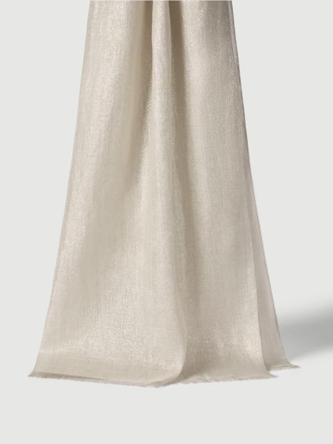 Cashmere and silk sparkling scarf