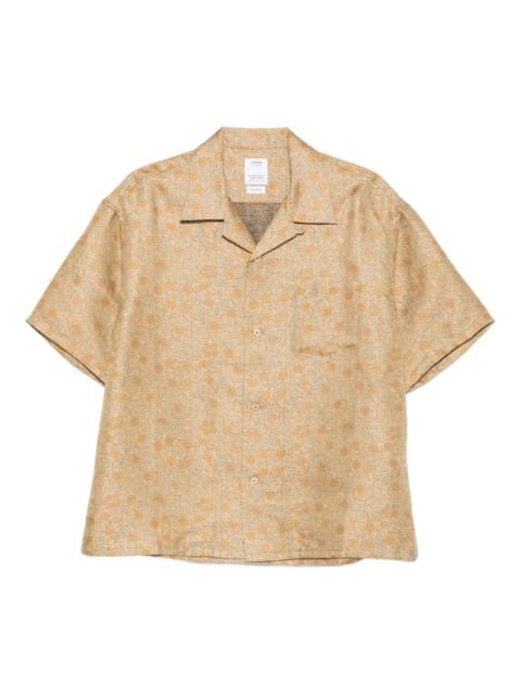 Crosby floral-jacquard shirt