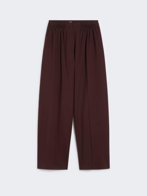 QUITO Wide-fit stretch wool trousers