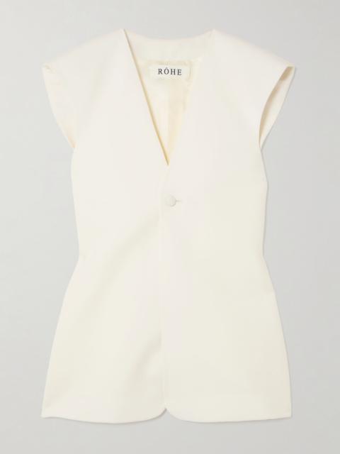 Wool vest Ivory