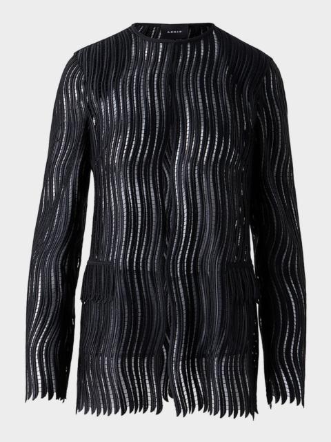 Hekka Techno Wave Guipure Jacket