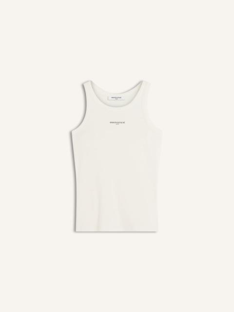 MAISON KITSUNE PARIS RIBBED TANK TOP