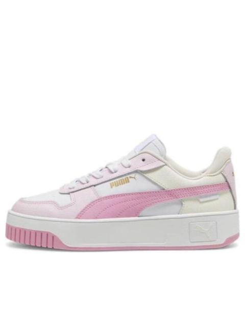 (WMNS) PUMA Carina Street Shoes 'White Pink' 389390-22