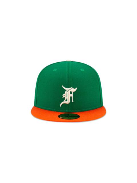 Fear of God Essentials x New Era 59Fifty Fitted Cap 'Kelly Green/Orange'