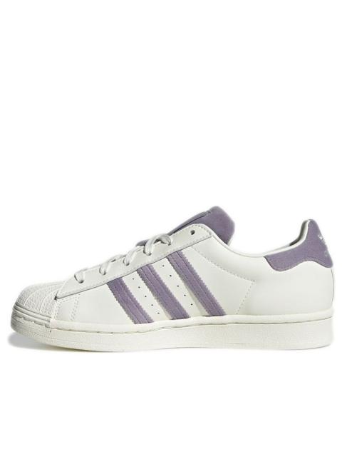 (WMNS) adidas originals Superstar SneakersShoes 'White Purple' GZ3389