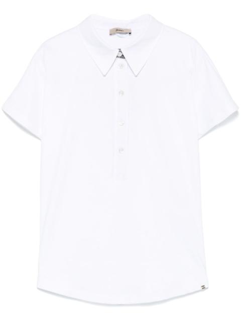 cotton polo top