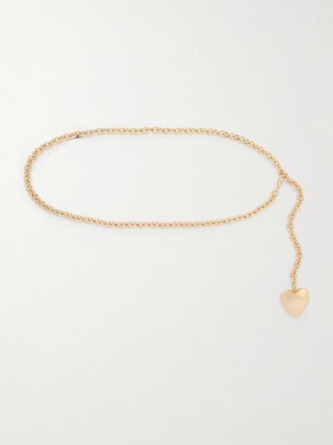 Cable Gold-tone Chain Belt