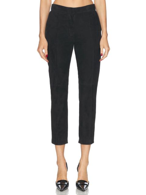 Cropped Suede Pant