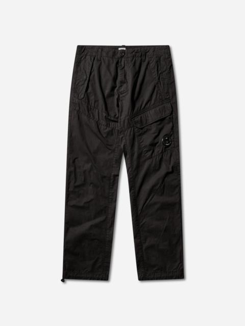 Men's Cotton Gabardine Cargo Pants Black