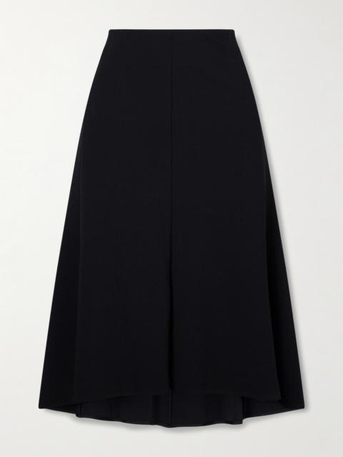 Crepe Midi Skirt