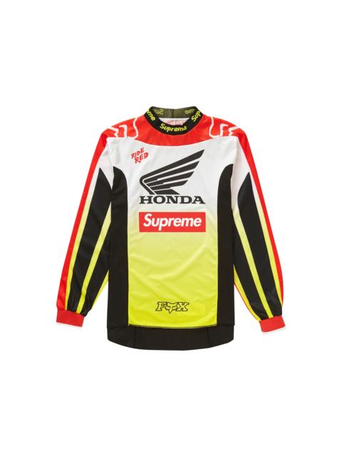Supreme Honda Fox Racing Moto Jersey Top Red