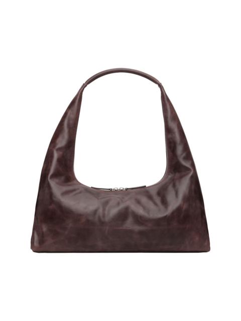 Burgundy Large Shoulder Bag