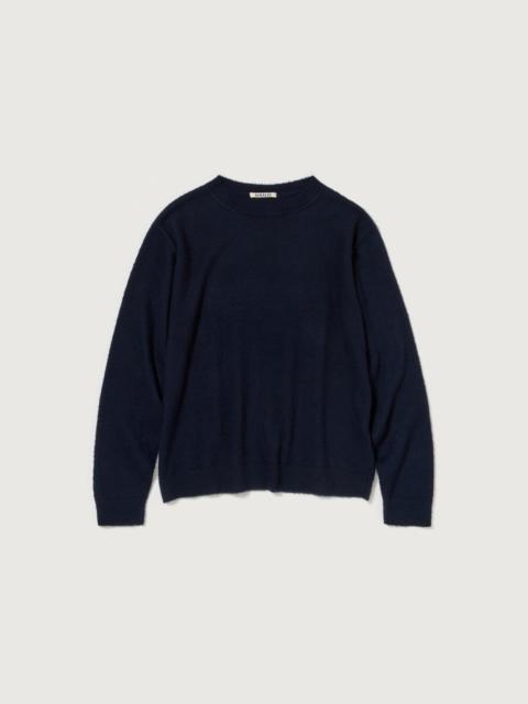BRUSHED CASHMERE COTTON KNIT P/O