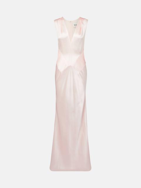 Alix silk gown
