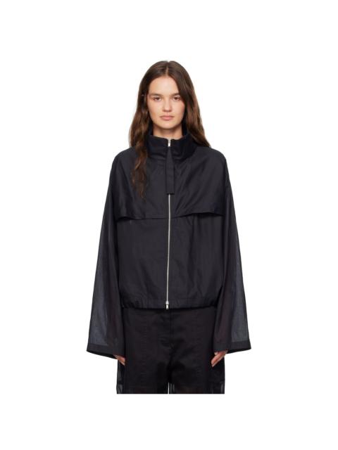 Black Cotton Muslin Jacket