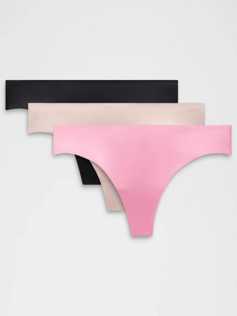InvisiWear Mid-Rise Thong Underwear *3 Pack