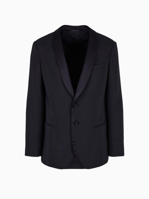 Soho Line silk-blend tuxedo jacket