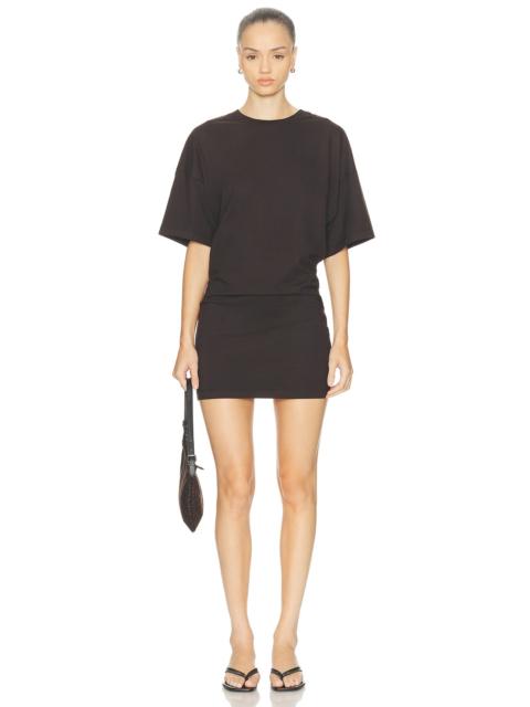 Short Sleeve Supima Curve Mini Dress