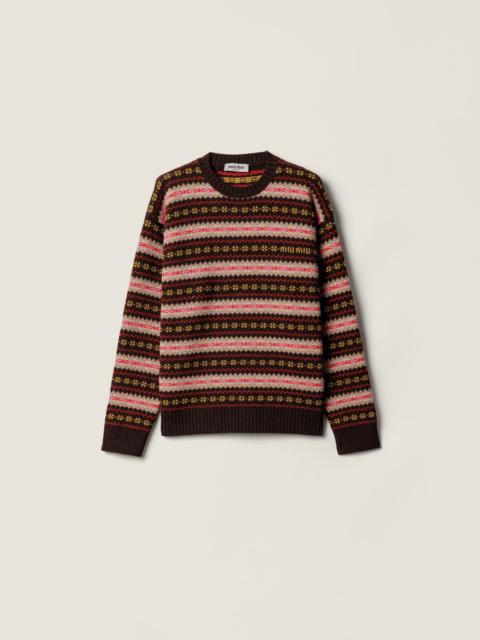 Wool crew-neck sweater