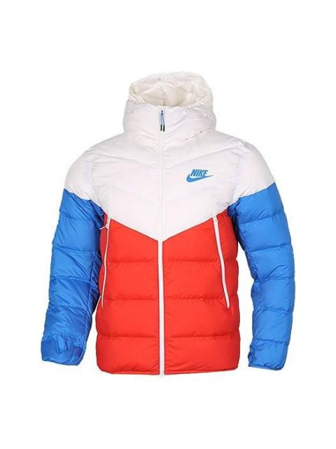 Nike Sportswear Windrunner Down Fill 'White Red Blue' 928834-133