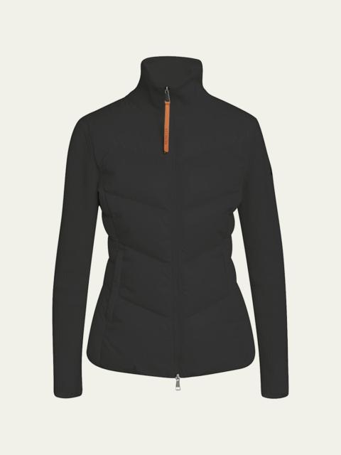 Puffer Knit Cardigan