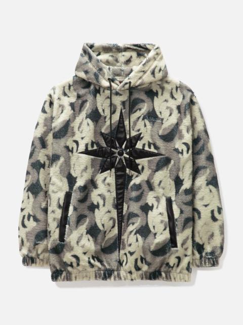 PATTERN FLEECE HOODIE