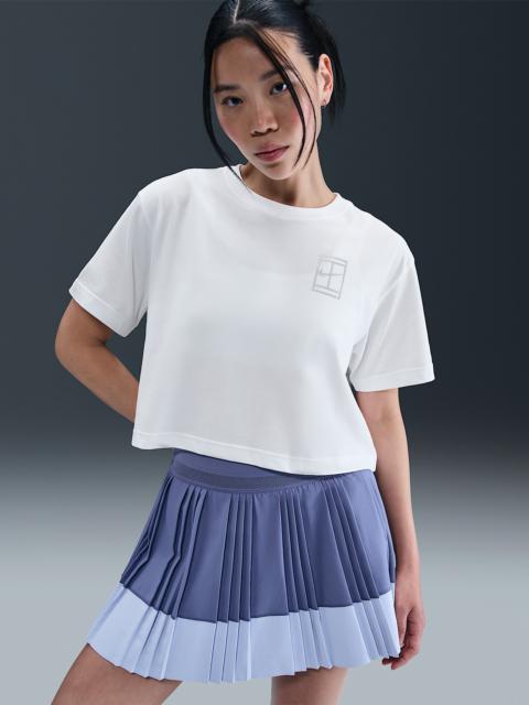 Nike Slam Women's Dri-FIT Short-Sleeve Cropped Tennis T-Shirt