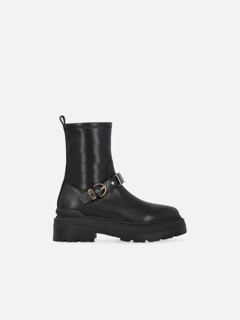 BOOTIES WITH METAL INSERTS