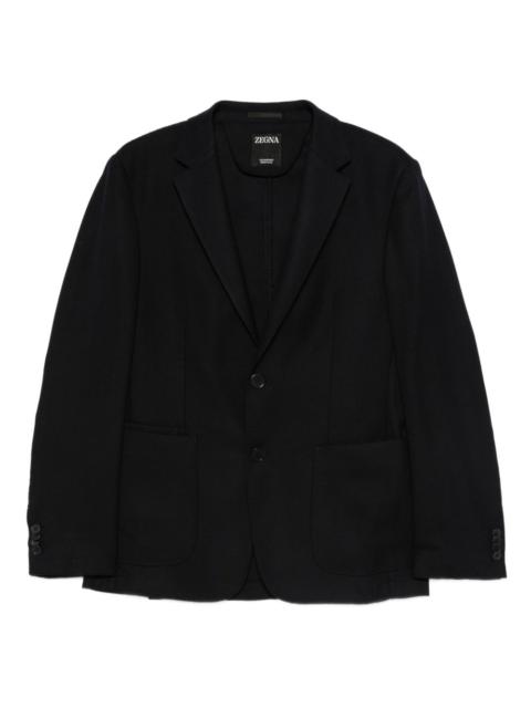 single-breasted blazer
