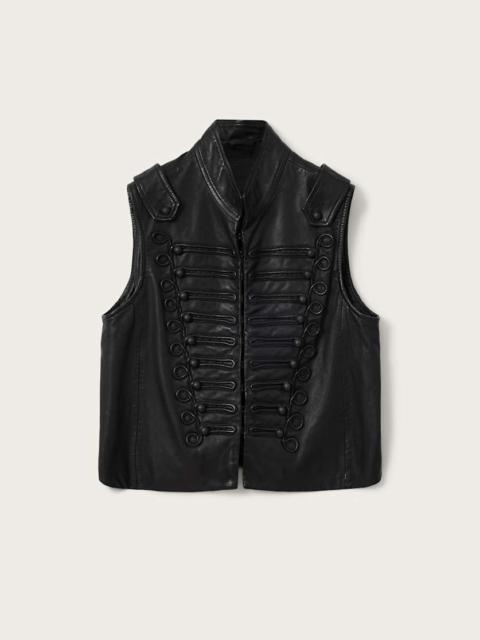 RUMMY LEATHER GILET