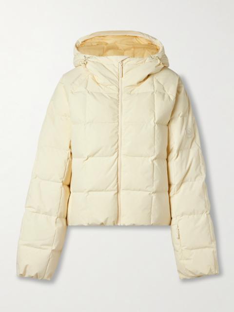 Oza Hooded Quilted Down Ski Jacket