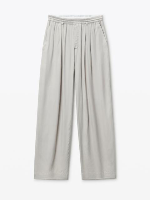 Pre-Styled Trouser with Turn-Down Waistband