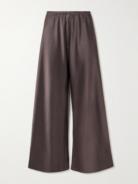 Colby Satin Wide-leg Pants