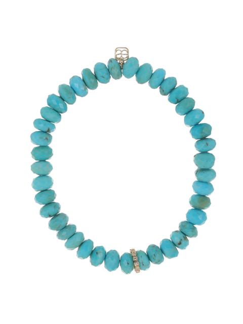 Turquoise Round Bezel Bracelet
