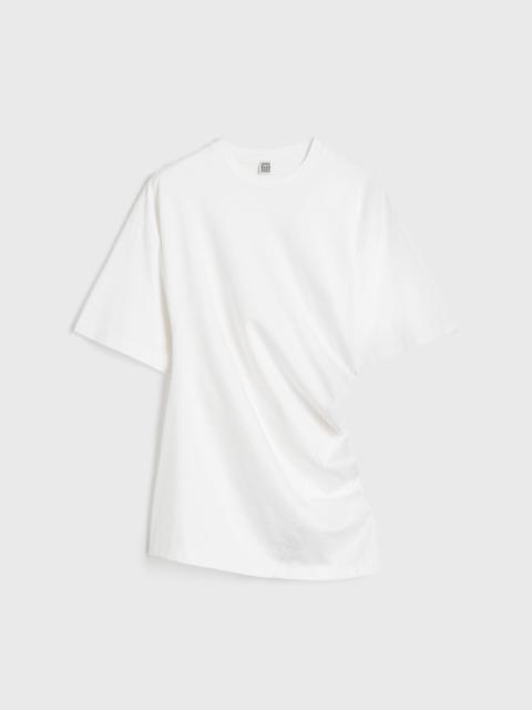 Twisted jersey tee off-white