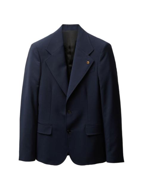 wool-mohair slim blazer