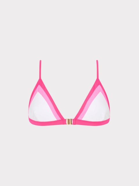 Positano Color Block Bikini Top