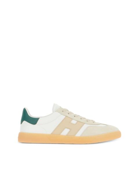 panelled sneakers