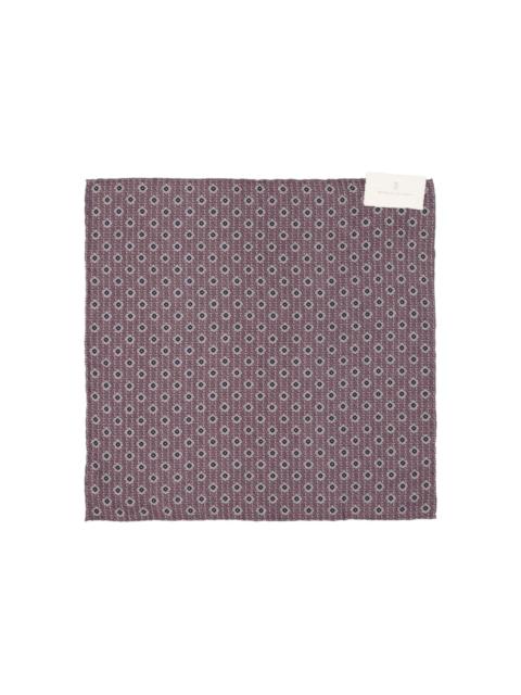 geometric-pattern pocket square